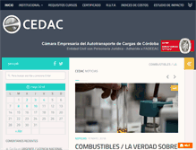 Tablet Screenshot of cedac.com.ar